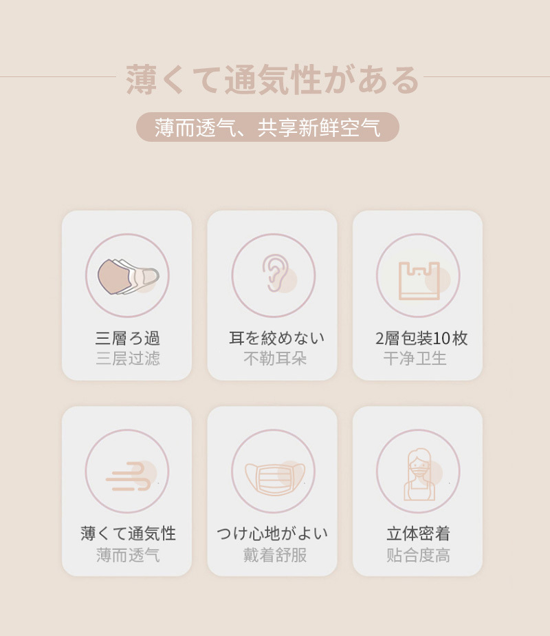 一次性立体独立3D黑色口罩