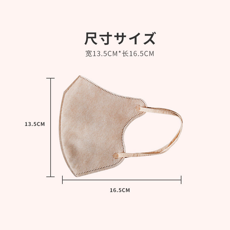一次性立体独立3D黑色口罩